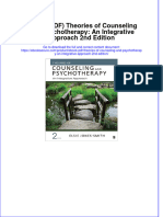 Full Download PDF of (Ebook PDF) Theories of Counseling and Psychotherapy: An Integrative Approach 2nd Edition All Chapter