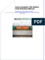 (Download PDF) Microeconomics Canadian 15th Edition McConnell Solutions Manual Full Chapter