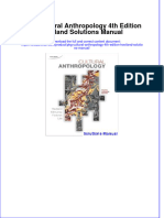 Instant Download PDF PKG Cultural Anthropology 4th Edition Haviland Solutions Manual Full Chapter