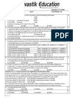 12th Accounts SD Test (CH 1, 2 and 3) SET A