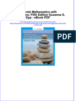 (Ebook PDF) Discrete Mathematics With Applications: Fifth Edition Susanna S. Epp - Ebook PDF All Chapter