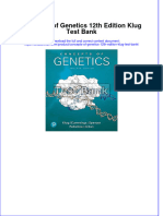 (Download PDF) Concepts of Genetics 12th Edition Klug Test Bank Full Chapter