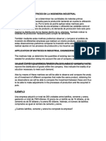 PDF Aplicacion de Matrices en La Ingenieria Industrial - Compress