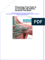 (Download PDF) Human Physiology From Cells To Systems Canadian 4th Edition Sherwood Test Bank Full Chapter