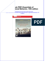 Full Download PDF of (Ebook PDF) Essentials of Organizational Behavior, 15th Edition All Chapter