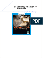 Full Download PDF of (Ebook PDF) Carpentry 7th Edition by Floyd Vogt All Chapter