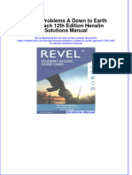 Instant Download PDF Social Problems A Down To Earth Approach 12th Edition Henslin Solutions Manual Full Chapter