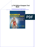 (Download PDF) Physiology 7th Edition Koeppen Test Bank Full Chapter