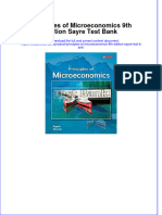 (Download PDF) Principles of Microeconomics 9th Edition Sayre Test Bank Full Chapter