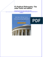 Full Download PDF of (Ebook PDF) Political Philosophy: The Essential Texts 3rd Edition All Chapter