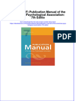 1890full Download PDF of (Ebook PDF) Publication Manual of The American Psychological Association: 7th Editio All Chapter