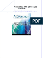 (Download PDF) Company Accounting 10th Edition Leo Test Bank Full Chapter