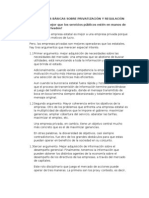 Tres Preguntas Básicas Sobre Privatización y Regulación