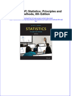 Full Download PDF of (Ebook PDF) Statistics: Principles and Methods, 8th Edition All Chapter