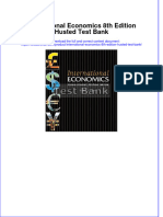 (Download PDF) International Economics 8th Edition Husted Test Bank Full Chapter