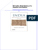 Full Download PDF of (Ebook PDF) India: Brief History of A Civilization 2nd Edition All Chapter