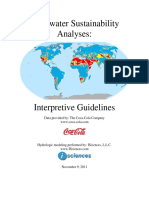 TCCC Freshwater Sustainability Analyses