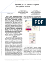 Delve Deep Into End-To-End Automatic Speech Recognition Models