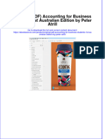 Full Download PDF of (Original PDF) Accounting For Business Students 1st Australian Edition by Peter Atrill All Chapter