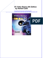 Full Download PDF of (Ebook PDF) Video Basics 8th Edition by Herbert Zettl All Chapter