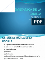 Biomecánica de La Rodilla