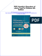 Full Download PDF of (Original PDF) Kendig's Disorders of The Respiratory Tract in Children 9th Edition All Chapter