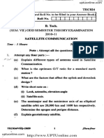 Btech Ec 7 Sem Satellite Communication Tec 024 2011