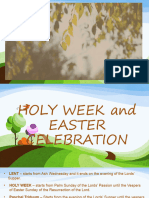 HOLY WEEK and EASTER CELEBRATION3