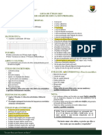 Lista de Utiles Primer Grado