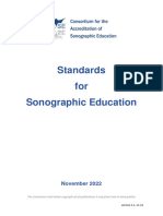 Standards For Sonographic Education v2.1 11-22