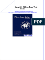 Full Download PDF of Biochemistry 8th Edition Berg Test Bank All Chapter