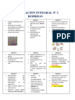 Programación Integral #3 Rodrigo: Sesión 1 Sesión 2 Sesión 3