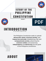 History of The Philippine Consitution