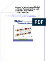 Full Download PDF of Solutions Manual To Accompany Digital Communications: Fundamentals and Applications 2nd Edition 9780130847881 All Chapter