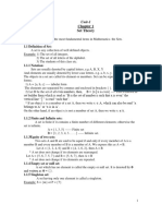 Unit 1 Chapter 1 (Set Theory)