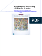 Full Download PDF of Test Bank For Database Processing 15th Edition by Kroenke All Chapter