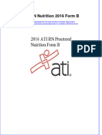 Full Download PDF of ATI RN Nutrition 2016 Form B All Chapter