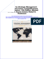 Full Download PDF of Test Bank For Strategic Management: Concepts and Cases: Competitiveness and Globalization, 13th Edition, Michael A. Hitt, R. Duane Ireland, Robert E. Hoskisson All Chapter