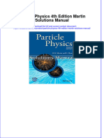 Full Download PDF of Particle Physics 4th Edition Martin Solutions Manual All Chapter