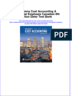 5395full Download PDF of Horngrens Cost Accounting A Managerial Emphasis Canadian 8th Edition Datar Test Bank All Chapter