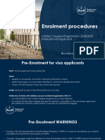 PoliTO MasterOfScience - Enrolment + Pre Enrolment