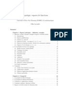 Cours L3: Topologie