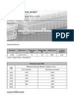 Tuflite Panel 8mm (4W) Data Sheet