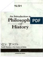 W. H. Walsh - An Introduction To The Philosophy of History-Thoemmes (1961)