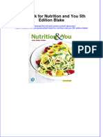 Full Download PDF of Test Bank For Nutrition and You 5th Edition Blake All Chapter