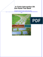 Full Download PDF of A Guide To Crisis Intervention 5th Edition Kanel Test Bank All Chapter