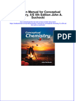 Full Download PDF of Solution Manual For Conceptual Chemistry, 5/E 5th Edition John A. Suchocki All Chapter