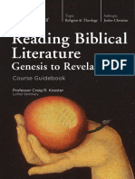 Reading Biblical Literature - Genesis To Revelation