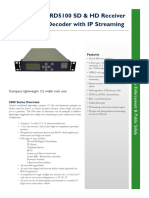 IRD5100 SD - HD Receiver Decoder With IP Streaming