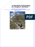 Full Download PDF of Test Bank For Essentials of Psychology, 7th Edition, Douglas A. Bernstein All Chapter